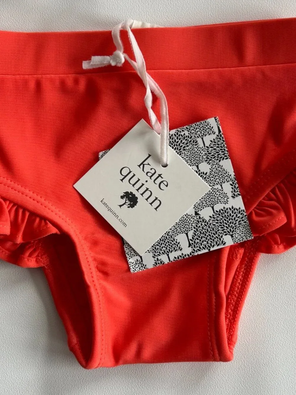 NWT Kate Quinn Shark Rash Guard & Ruffle Swim Suit Set 3-6M UPF 50+